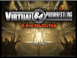 Virtual Pro Wrestling 64 Title Screen